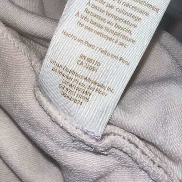 Free People Kiss Me Off-The-Shoulder Top Cream Bleach Distressed Women’s Small - Picture 8 of 12